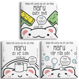 Sách - Bộ 3 cuốn Maru giúp mẹ - dành cho trẻ từ 2 tuổi
