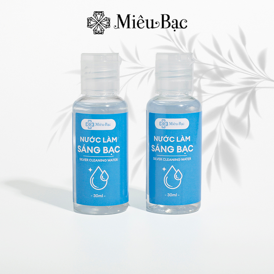 Ảnh Nước Rửa Bạc Trang Sức Miêu Bạc dung dịch làm sáng bóng bạc như mới cao cấp x2 đậm đặc 30ml MR02 2