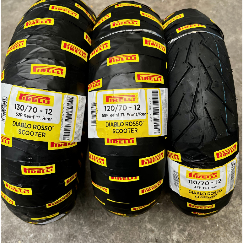 Vỏ Pirelli Diablo Rosso Scooter cho xe tay ga với bảng mâm 12 in - Size ...