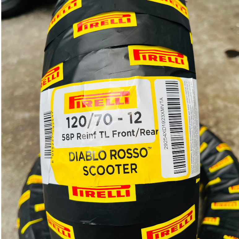 Vỏ Pirelli Diablo Rosso Scooter cho xe tay ga với bảng mâm 12 in - Size ...