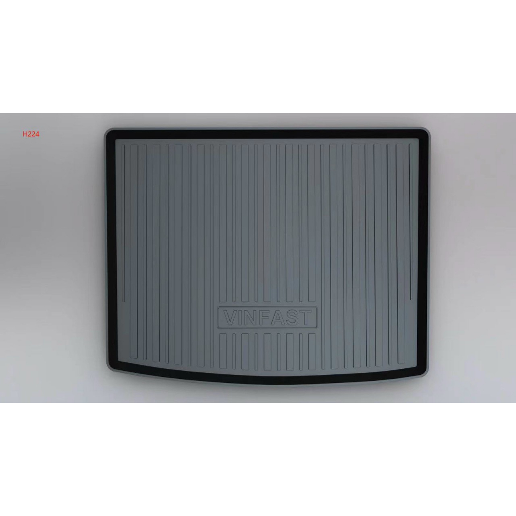Lót cốp nhựa dẻo Vinfast VF E34 2022-2023, Chất liệu nhựa dẻo không mùi, vệ sinh dễ dàng, Chống thấm nước