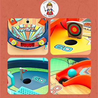 Bộ Đồ Chơi Máy Bắn Bi PINBALL Sân Thể Thao Đa Năng Bóng Đá/ Bóng Rổ/ Golf Kèm Hiệu Ứng Tính Điểm Đồ Chơi Giáo Dục