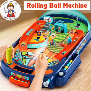 Bộ Đồ Chơi Máy Bắn Bi PINBALL Sân Thể Thao Đa Năng Bóng Đá/ Bóng Rổ/ Golf Kèm Hiệu Ứng Tính Điểm Đồ Chơi Giáo Dục