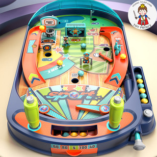 Bộ Đồ Chơi Máy Bắn Bi PINBALL Sân Thể Thao Đa Năng Bóng Đá/ Bóng Rổ/ Golf Kèm Hiệu Ứng Tính Điểm Đồ Chơi Giáo Dục