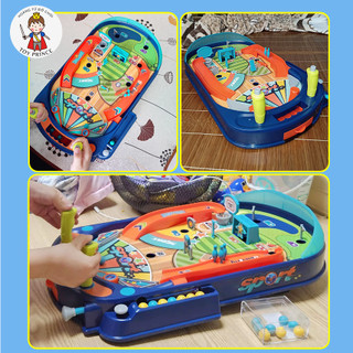 Bộ Đồ Chơi Máy Bắn Bi PINBALL Sân Thể Thao Đa Năng Bóng Đá/ Bóng Rổ/ Golf Kèm Hiệu Ứng Tính Điểm Đồ Chơi Giáo Dục