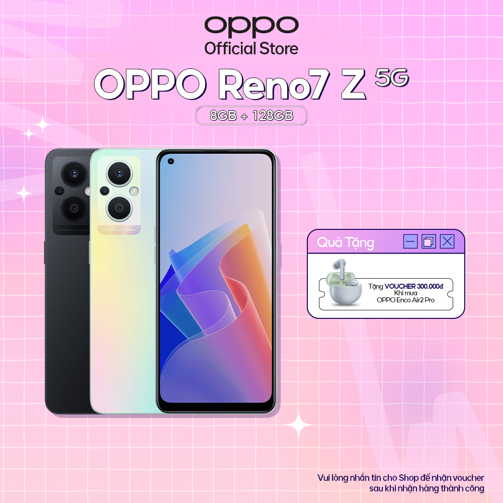 Điện Thoại OPPO RENO7 Z 5G (8GB/128GB) - Hàng Chính Hãng