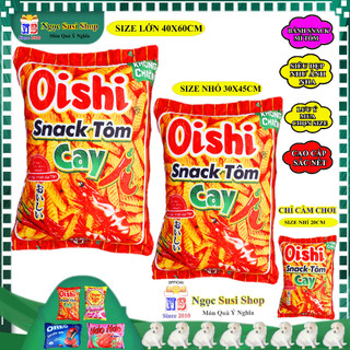 GỐI HÌNH GÓI MÌ BÁNH SNACK NHỒI BÔNG SIÊU MỀM MỊN GIAO RẤT NHANH [ CAO CẤP]