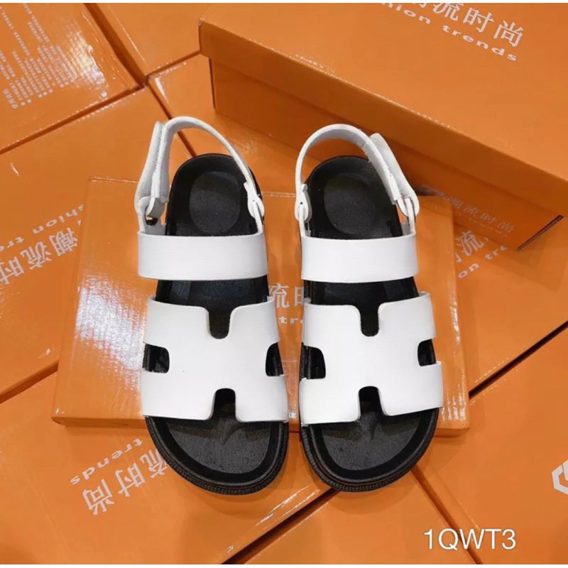 Dép sandal nữ chữ H Quai Hậu thời trang chất nhẹ êm | Shopee Việt Nam