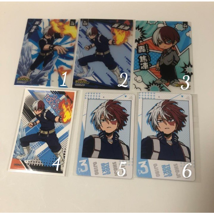 (Hàng sẵn) Card Anime My hero academia char Shoto Todoroki hàng chính ...