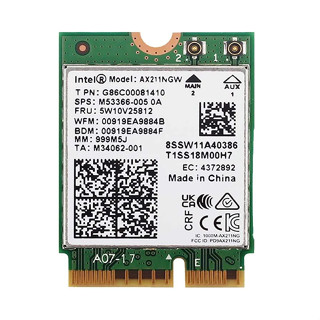 Intel Ax211, M.2 Wifi Card Ba Băng Tần 2.4G, 5.8G Và 6G, Wi-Fi 6E Tốc Độ  5374M, Có Bluetooth 5.3. Bộ Kit Lắp Desktop Pc | Shopee Việt Nam