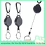 Móc Khoá Tơrua Dây Kéo Rút 45cm Sử Dụng Móc Bao Đựng Thẻ Nhân Viên Phong Cách Black Đơn Giản Tinh Tế