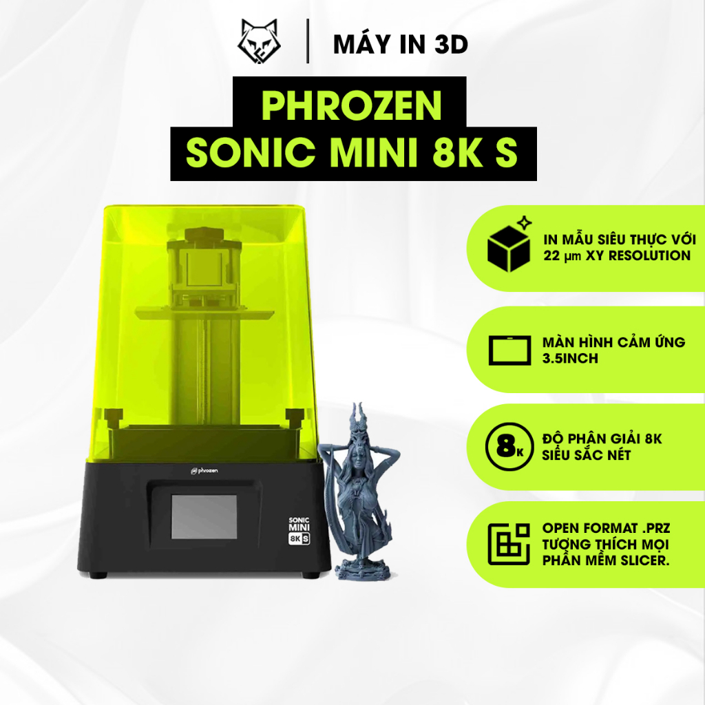 Máy in 3D Resin Cao Cấp - Phrozen Sonic Mini 8K S - Chính hãng Phrozen ...