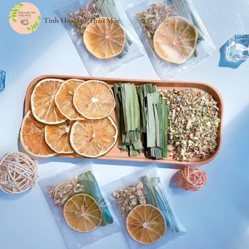 Trà cam sả detox 10 gói Tinh Hoa Trà Thảo Mộc Món Quà Từ Thiên Nhiên