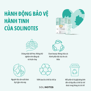 Nước hoa Unisex Solinotes Amande hương hạnh nhân thơm lâu dạng xịt độ lưu hương 8h