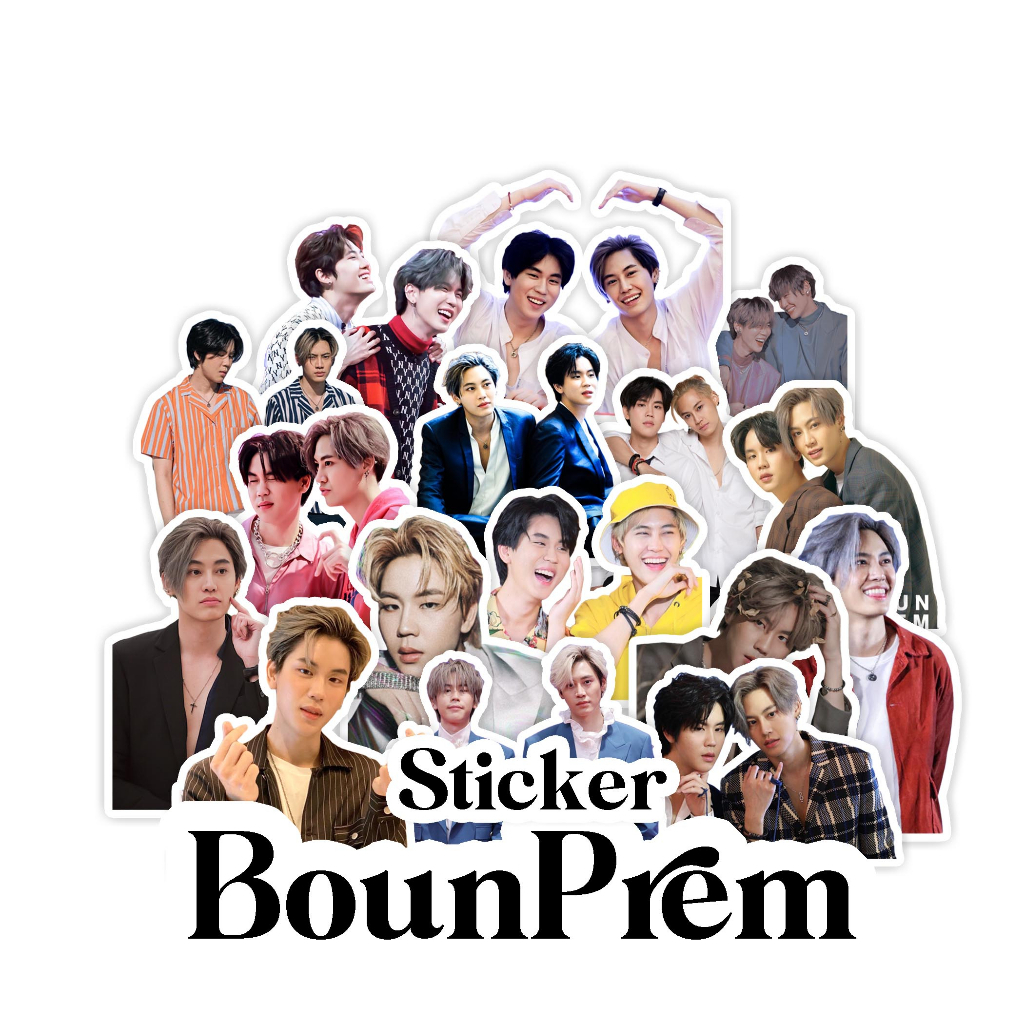 SET 10/30/50 hình sticker BrightWin/Ohmnon/TayNew/KristSingto/OffGun ...
