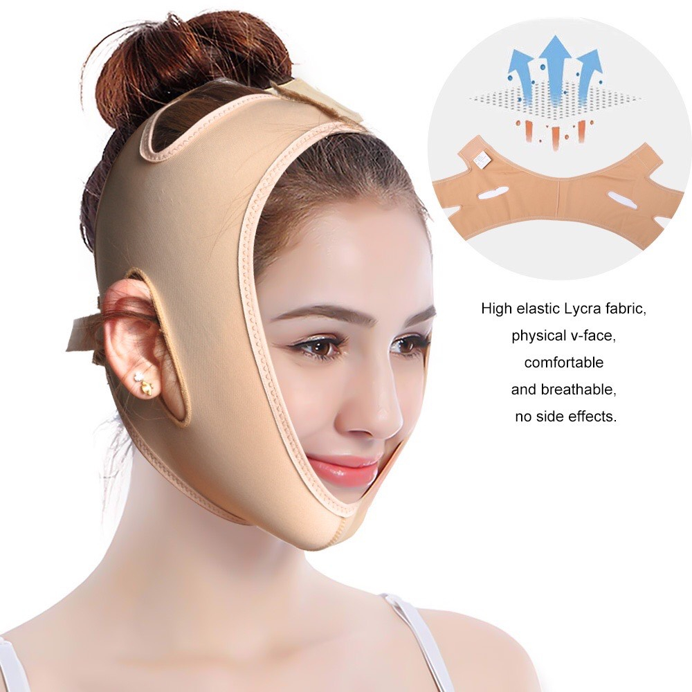 Đai Nịt Nọng Cằm Giảm Mỡ Thon Gọn Hàng Cao Cấp Loại 1 Định Hình Khuôn Mặt Vline Sử Dụng Cho Nam Nữ