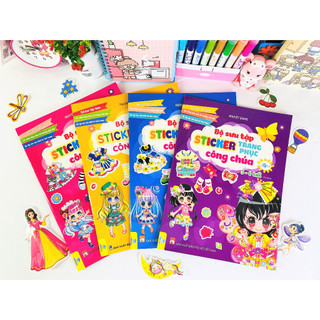 Sách - Bộ sưu tập Sticker Trang Phục Công Chúa 3-6 tuổi Tập 1 - ndbooks