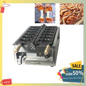 Máy làm bánh cá bằng điện 3000W kiểm soát nhiệt độ chính xác, bánh thơm ngon