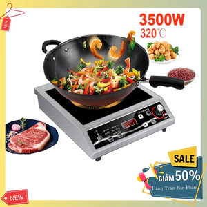 Bếp điện từ đơn, bếp từ công suất cao 3500W đa năng sử dụng cho gia đình và hàng quán