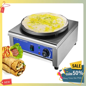 Máy làm bánh tráng 3000W chất liệu inox không gỉ, vệ sinh dễ dàng
