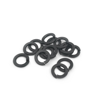 (Thép mạ đen) 50 cái M3-M16 Long đen vênh đen cấp bền 8.8