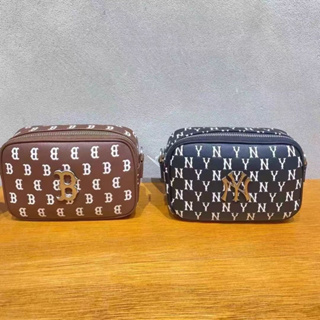 Túi MLB Jacquard Monogram Mini Cross Bag New York Yankees 32BGDM111-50 