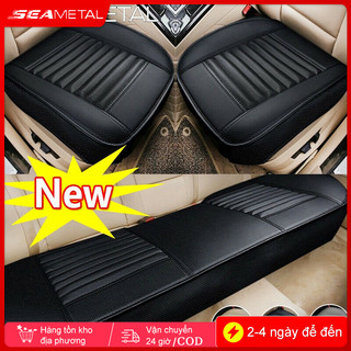 Đệm bọc ghế ô tô 5 chỗ SEAMETAL da PU chống trơn trượt thoáng khí cho các loại xe phổ biến