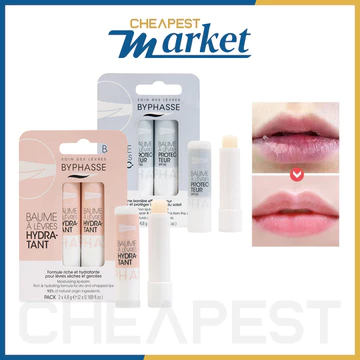 Set 2 Cây Son Dưỡng Môi, Mờ Thâm, Chống Nứt Nẻ, Chống Nắng Byphasse Lip Balm