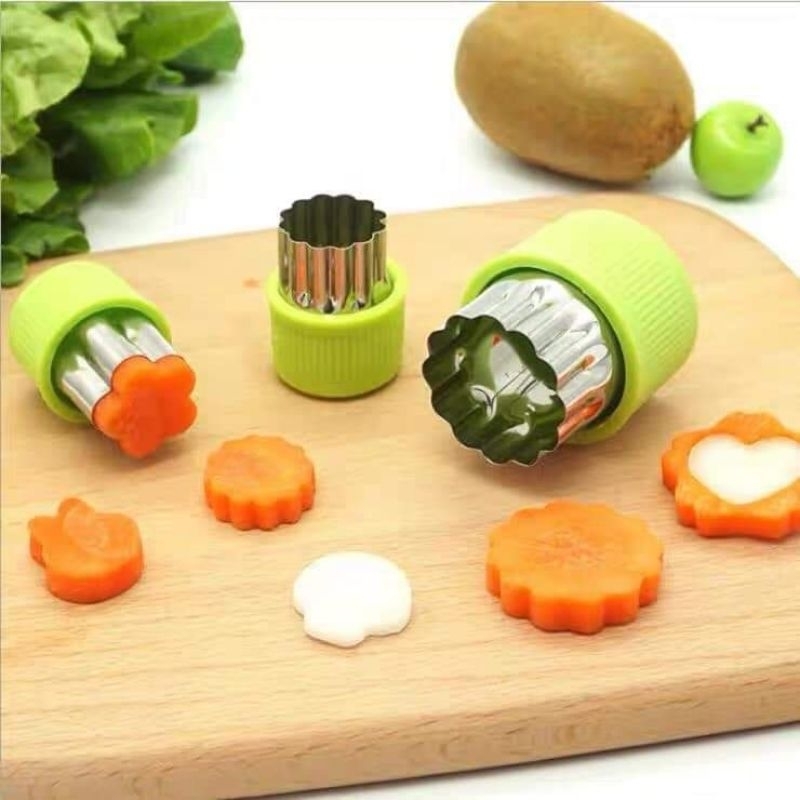 KHUÔN CẮT RAU CỦ - KHUÔN CẮT BÁNH - KHUÔN TẠO HÌNH TRÁI CÂY 8 CHI TIẾT ...