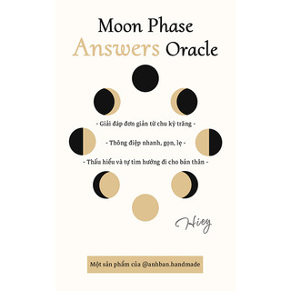 Bộ Bài Moon Phase Answers Oracle (Mystic House Tarot Shop) - Bài Gốc Authentic Chính Hãng