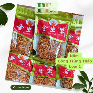 Bông Đông Trùng Hạ Thảo/ Nấm Kim trùng thảo. Gói 100g