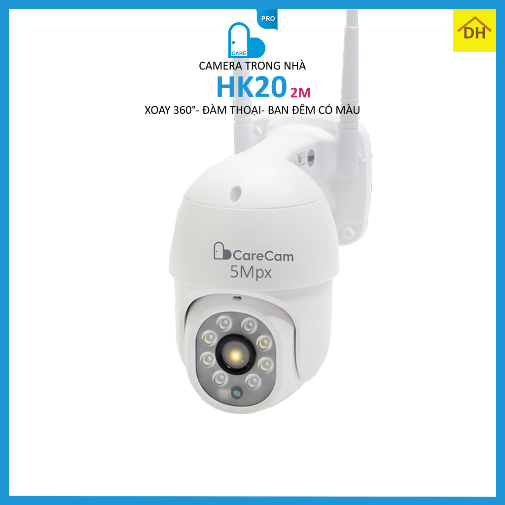 carecam] có cổng mạng lan camera wifi carecam cc2021 2.0mpx care