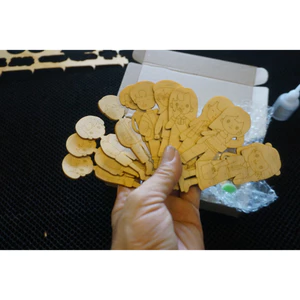 Combo Gỗ Tô Mầu Thiết Kế Thời Trang 12 miếng Nam - Nữ