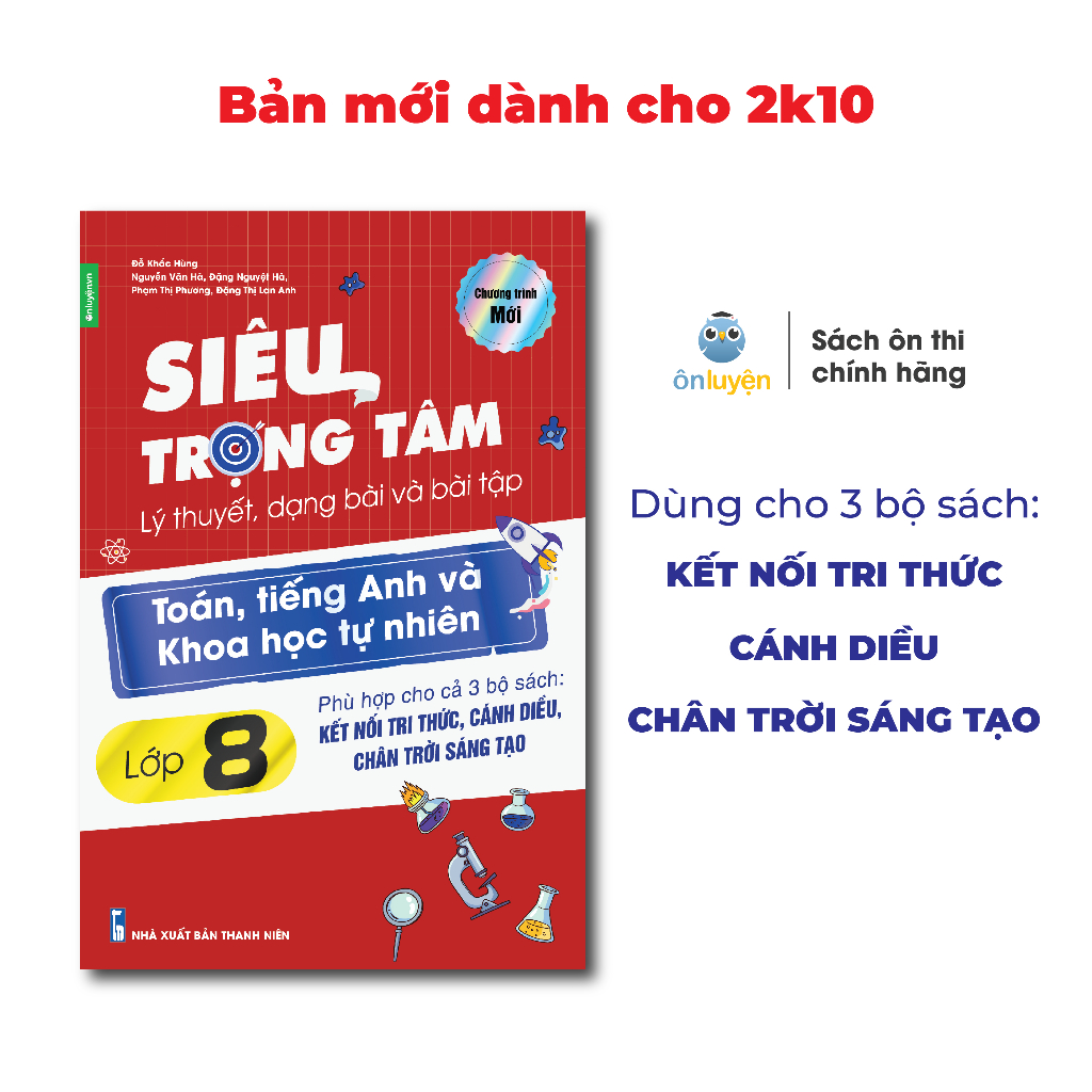Ảnh Lớp 8 (Bộ Chân Trời )- Combo 2 Sách Siêu trọng tâm TOÁN,TIẾNG ANH, KHTN và Văn,Khoa học xã hội lớp 8 2