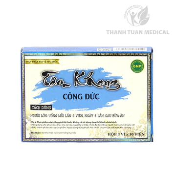 Viên uống Tâm Khang Lương y Nguyễn Công Đức - Hỗ trợ giảm mỡ máu, giảm nguy cơ xơ vữa mạch máu