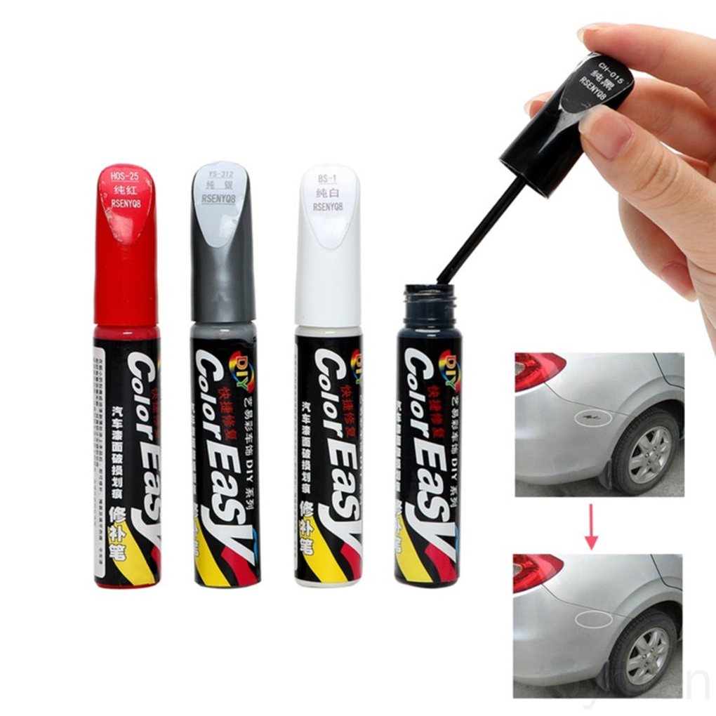 Bút Tẩy Màu Đỏ, Bạc, Trắng, Đen Nano Xóa Vết Trầy Xước Sơn Dặm Cho ô Tô, Xe Hơi, Xe Máy