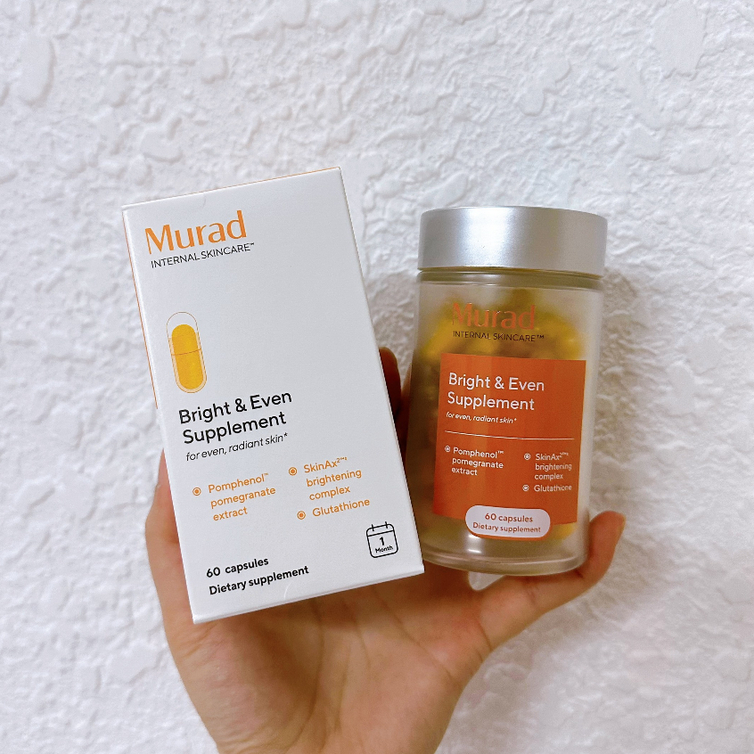 MURAD - [MẪU MỚI] Viên Uống Chống Nắng Sáng Da Murad Bright & Even  Supplement 60 Viên | Shopee Việt Nam