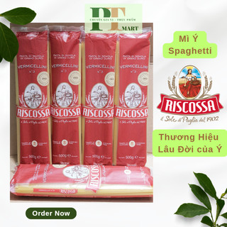 HSD 2027. Mì Ý cao cấp Spaghetti Riscossa No.3 Nui đũa Italy gói 500g