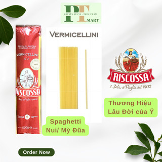 HSD 2027. Mì Ý cao cấp Spaghetti Riscossa No.3 Nui đũa Italy gói 500g