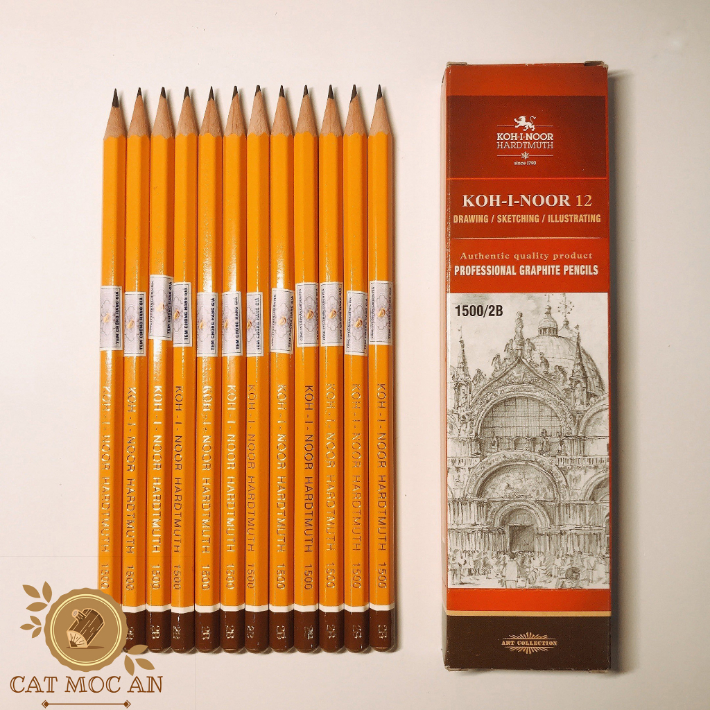 Koh-I-Noor Toison D'or - Matita in grafite, 8B-2H, confezione da 12