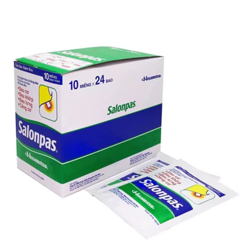 CAO DÁN SALONPAS BỊCH 10 Miếng, Hộp 20 miếng