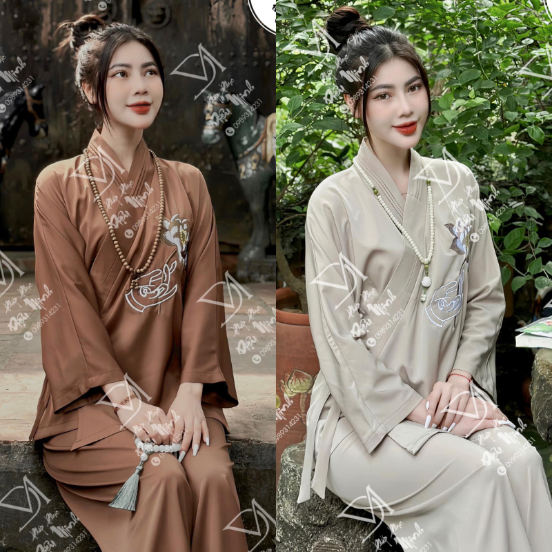Đồ Lam Đi Lễ Chùa - Pháp Phục Đi Chùa Đồ Lam Bộ …