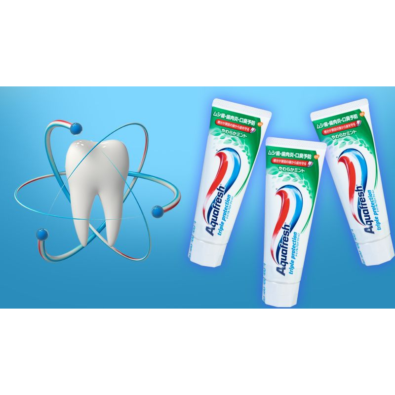 Kem đánh răng Aquafresh Trà Xanh, Bạc Hà Trắng Răng Thơm Miệng Nhật Bản  140g(+20g) | Shopee Việt Nam