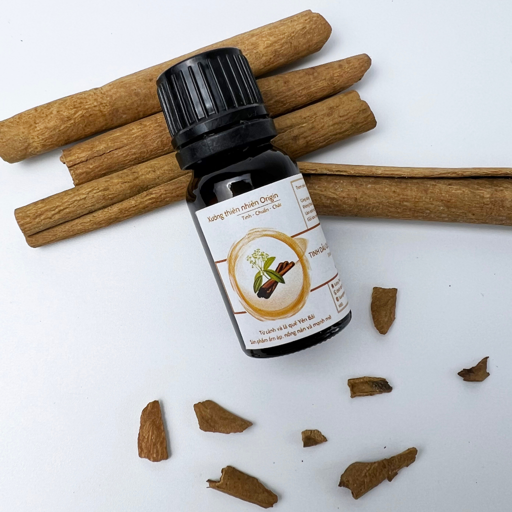 Tinh dầu quế Yên Bái nguyên chất - Tinh dầu quế nồng Origin 10ml