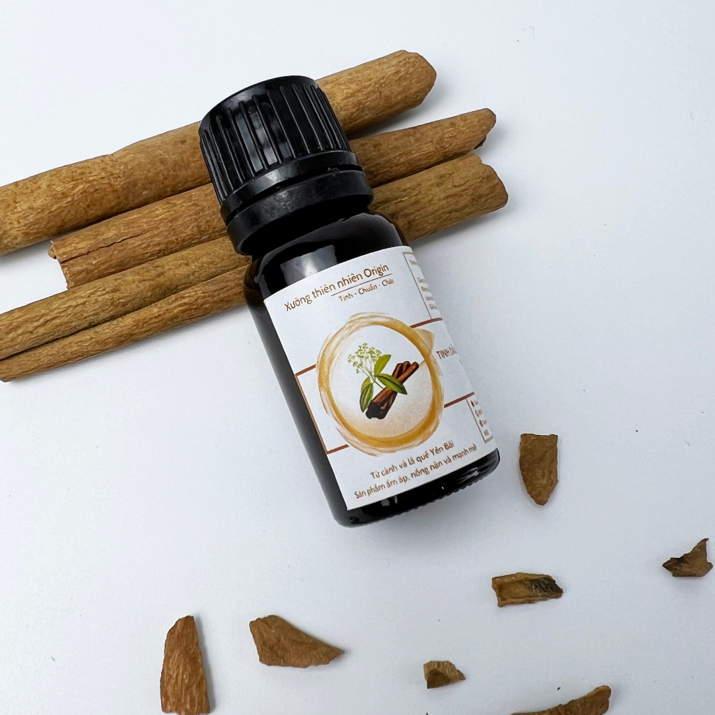 Tinh dầu quế Yên Bái nguyên chất - Tinh dầu quế nồng Origin 10ml