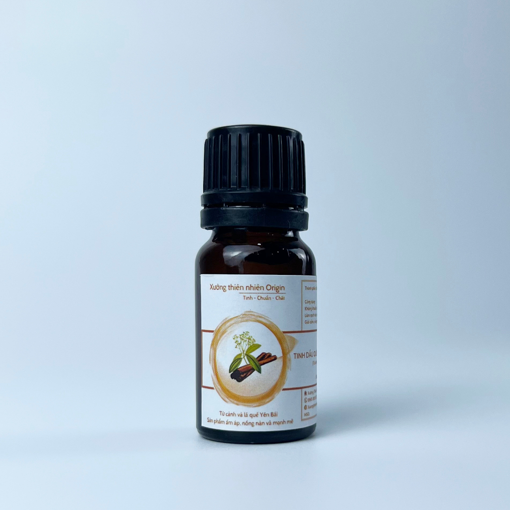 Tinh dầu quế Yên Bái nguyên chất - Tinh dầu quế nồng Origin 10ml