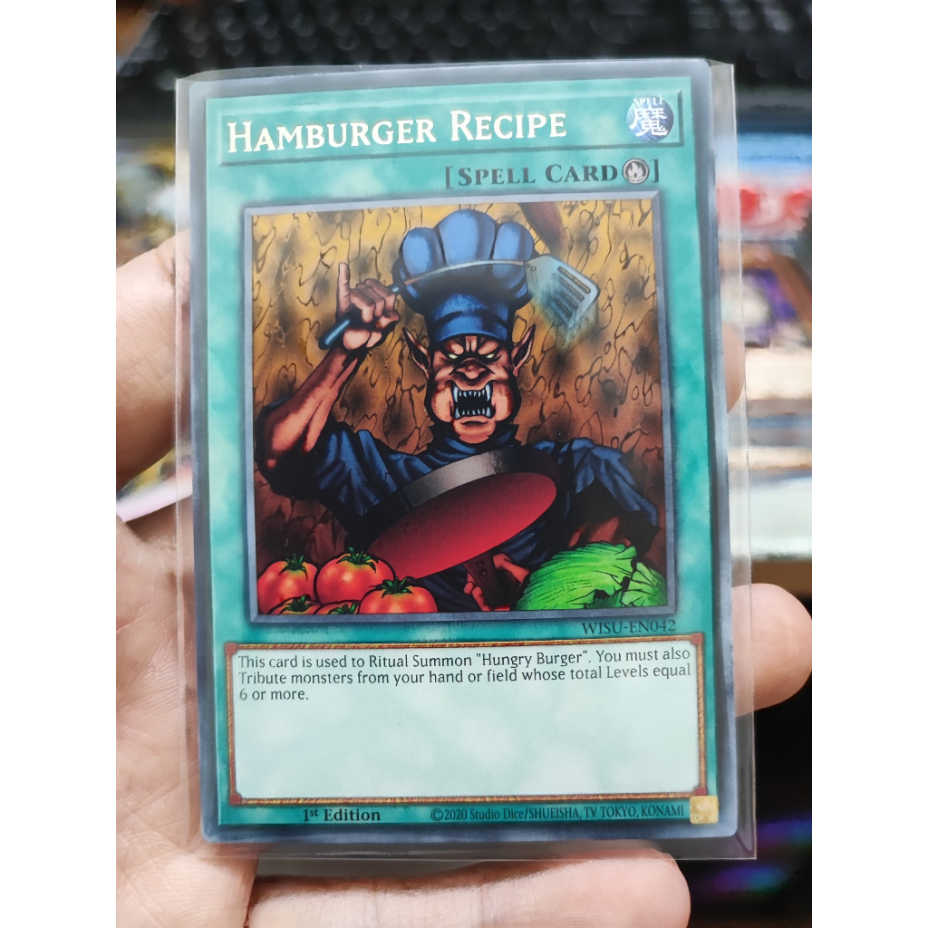 Yugioh Funny Shop] 1 l th bi Hamburger Recipe - WISU-EN042 - Rare 1st  Edition | Shopee Vit Nam