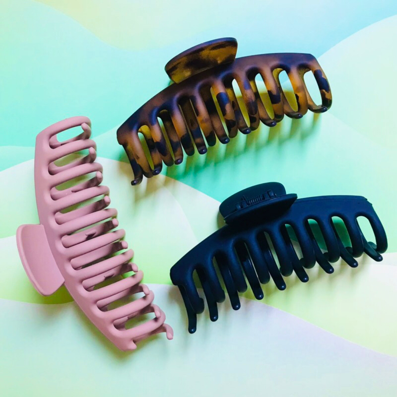 Kẹp tóc cao cấp Kitsch EcoFriendly Oversized Matte Claw Clip Shopee