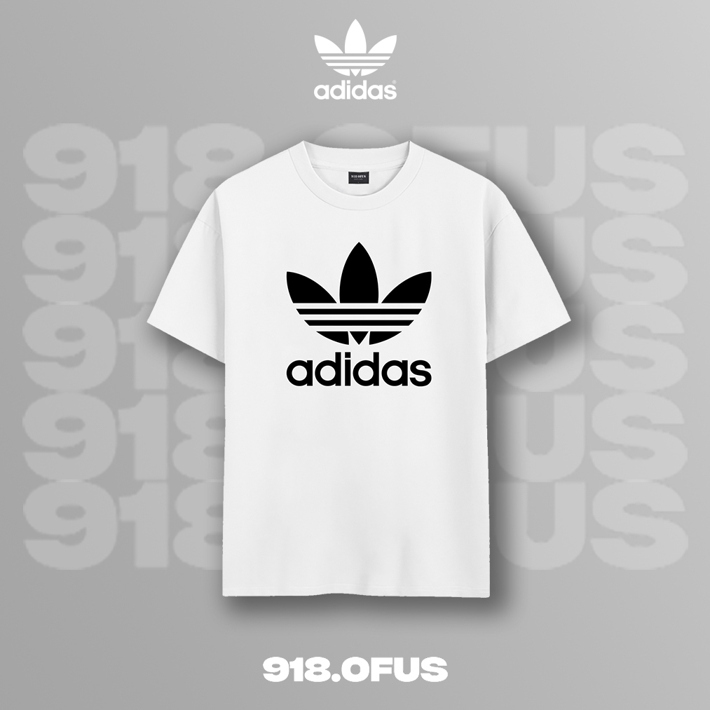 Áo phông Adidas Basic unisex rộng chất áo thun cotton nam nữ 918 Ofus ...