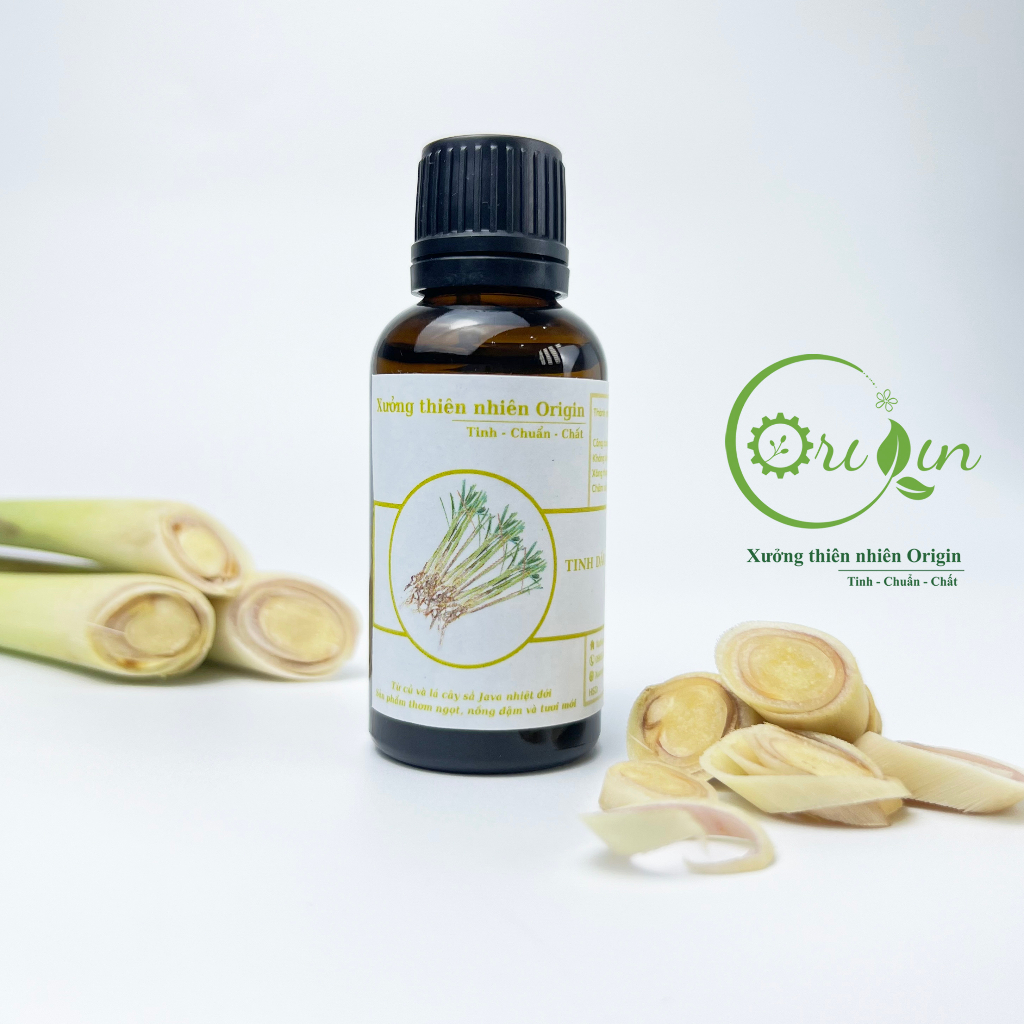 Tinh dầu đuổi muỗi, làm thơm nhà cửa - Tinh dầu sả Java Origin 30ml